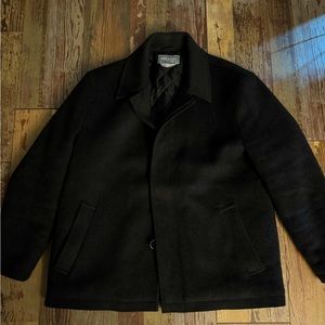Ash & Erie Peacoat - Black - Large